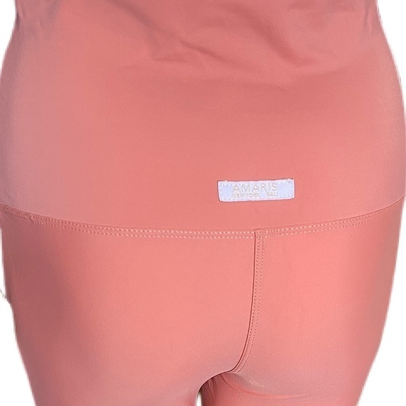 Amaris Recycled Yoga Legging & Matching Sports Bra- GUAVA Size Medium - Picture 5 of 11